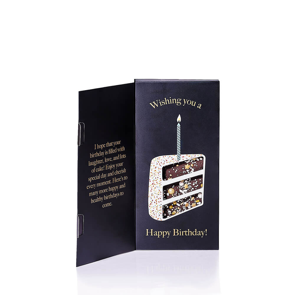 Laitière Dark Chocolate Birthday Bash Bar - Black