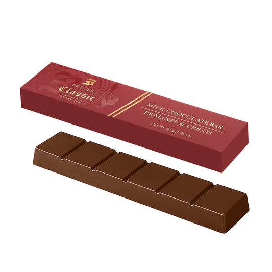 Bruges Center Filled Chocolate Bar - Pralines & Cream