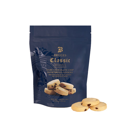 Bruges Dark Chocolate Chip Shortbread Cookies