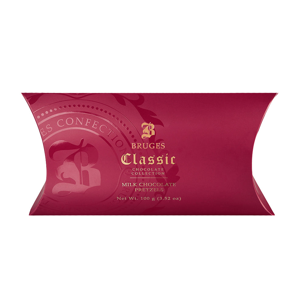 Bruges Milk Chocolate Pretzels - Red