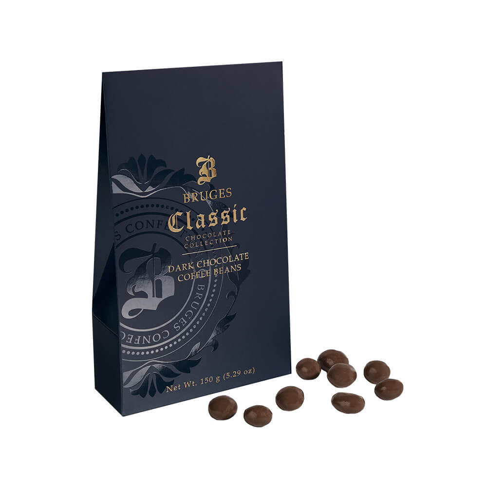 Bruges Dark Chocolate Coffee Beans