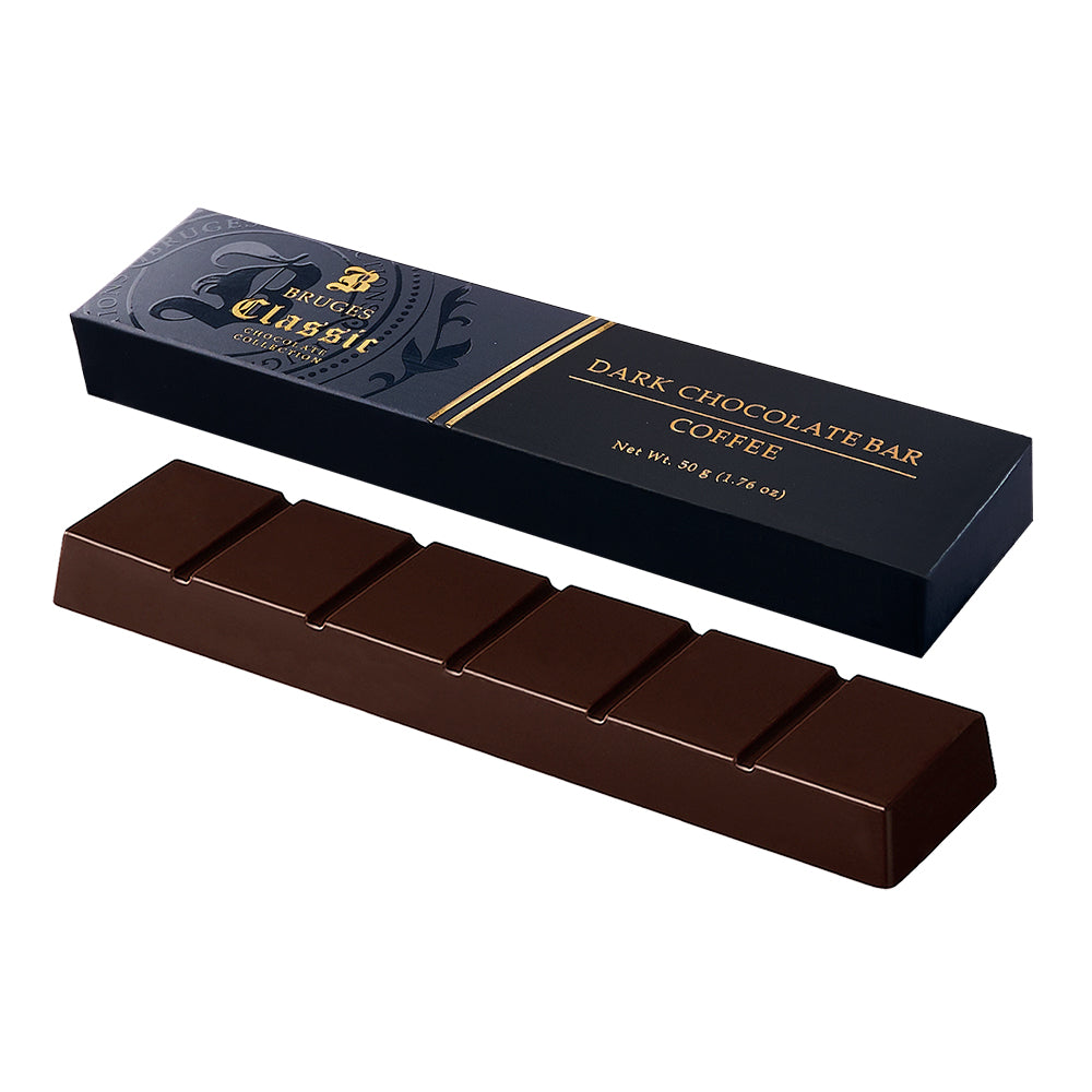 Bruges Center Filled Chocolate Bar - Dark Chocolate Coffee