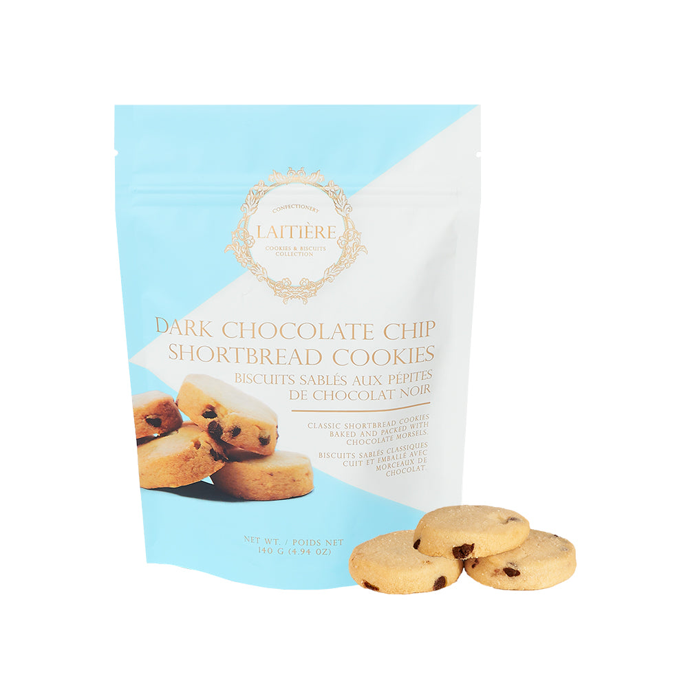 Laitière Dark Chocolate Chip Shortbread Cookies