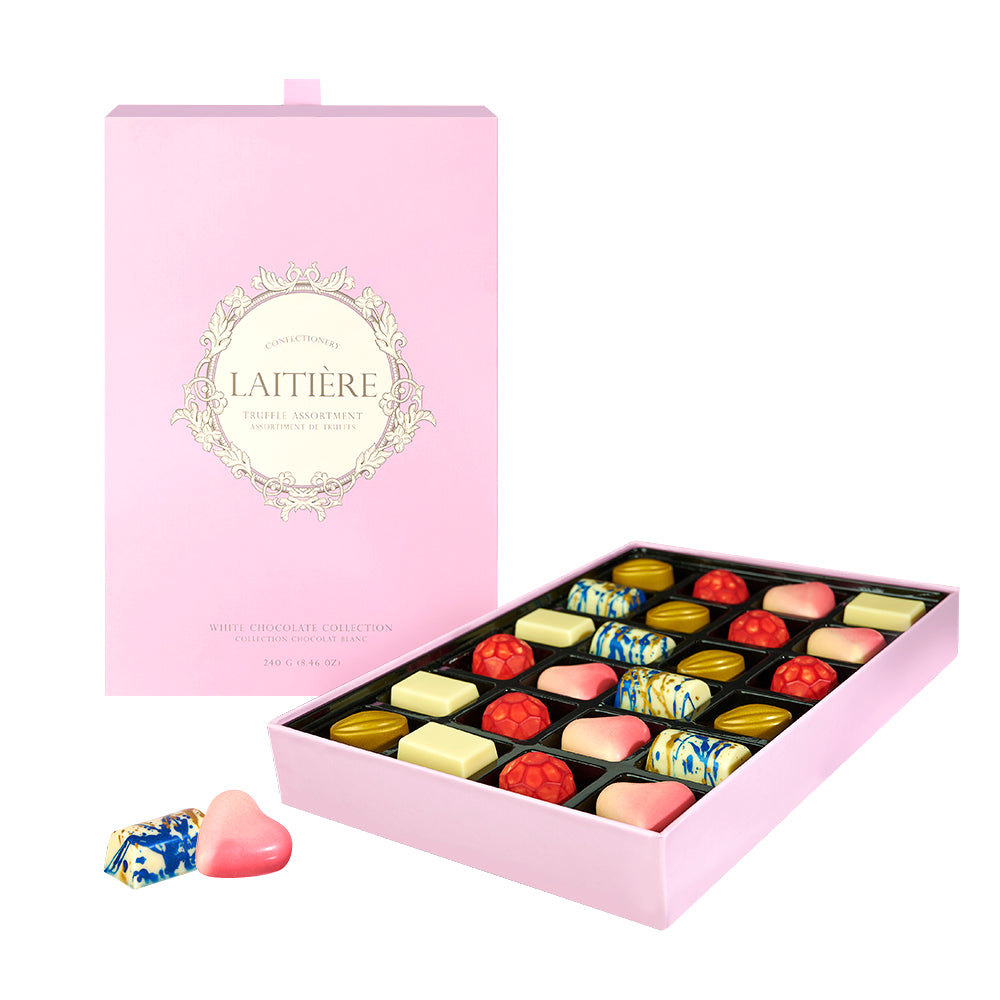 Laitière White Truffle Assortment - 24 pcs