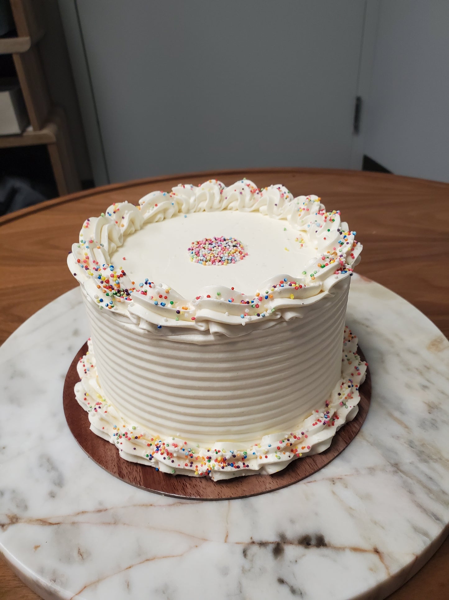 Black + White Layer Cake