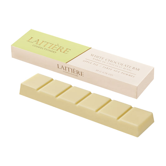 Laitière Center Filled Chocolate Bar - White Chocolate Apple Pie