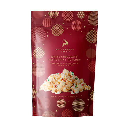 Hollyberry White Chocolate Peppermint Popcorn