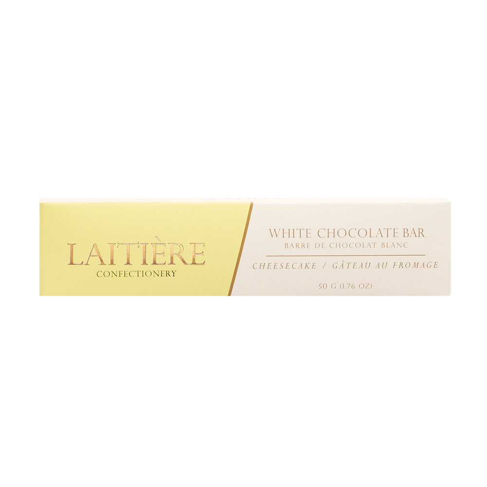 Laitière Center Filled Chocolate Bar - White Chocolate Cheesecake