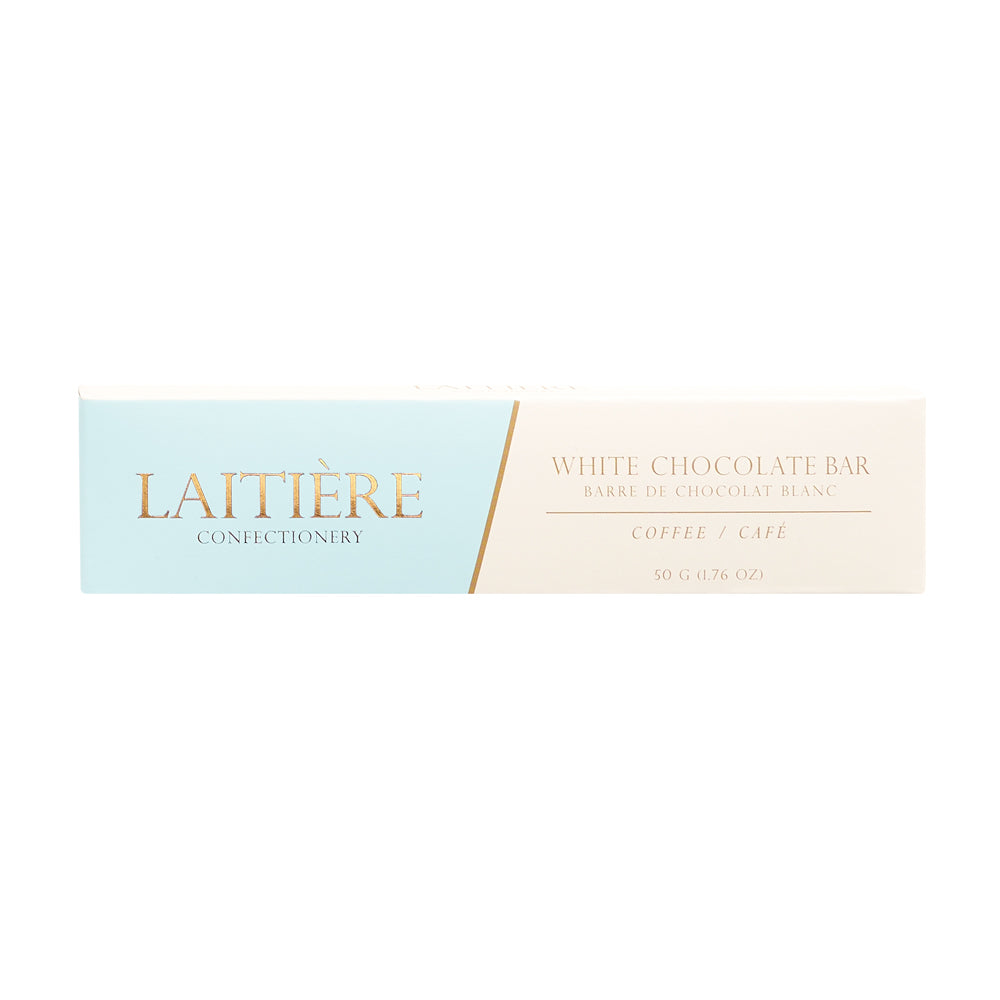 Laitière Center Filled Chocolate Bar - White Chocolate Coffee