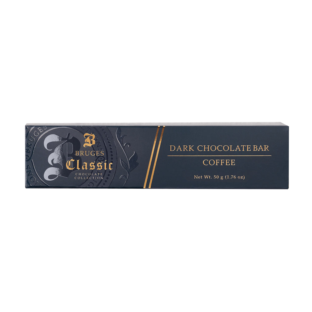 Bruges Center Filled Chocolate Bar - Dark Chocolate Coffee