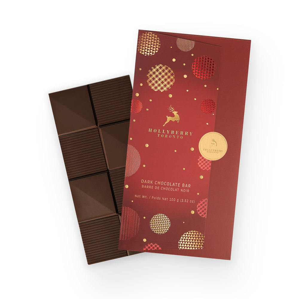 Hollyberry Dark Chocolate Envelope Bar - 100 g