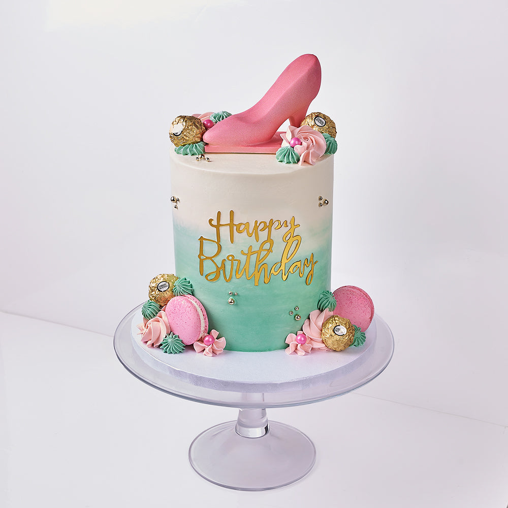 The Velvet Heel Birthday Cake