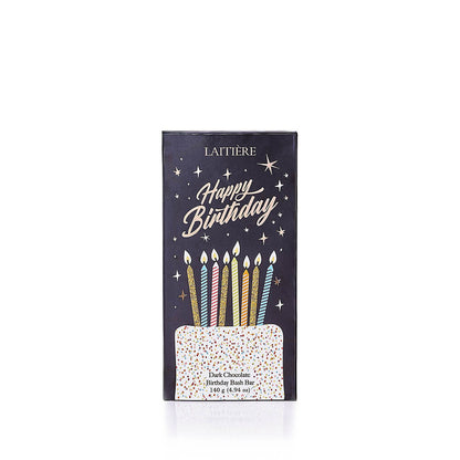 Laitière Dark Chocolate Birthday Bash Bar - Black