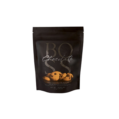 Boss Dark Chocolate Mocha Shortbread Cookies