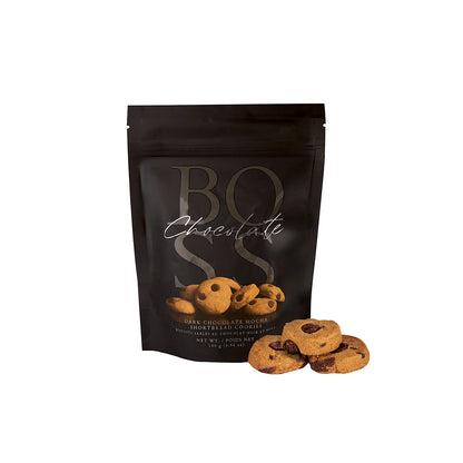 Boss Dark Chocolate Mocha Shortbread Cookies