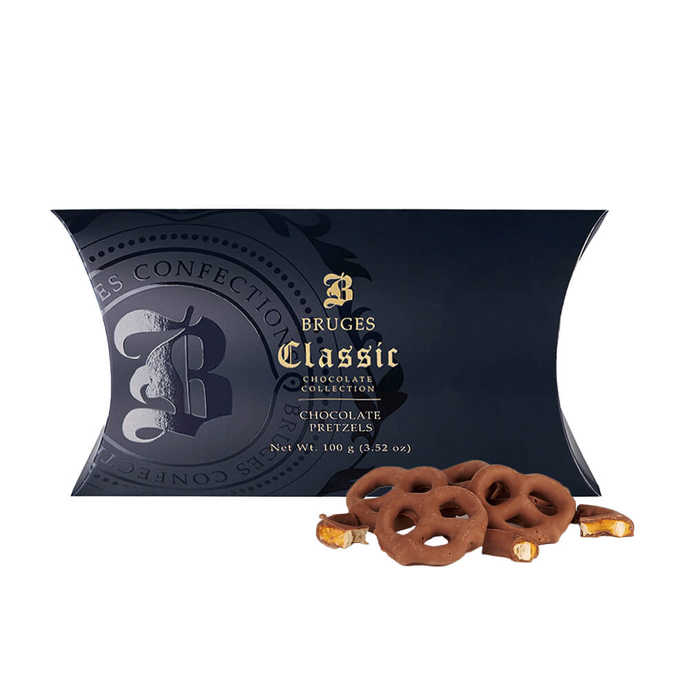 Bruges Chocolate Pretzels - Blue