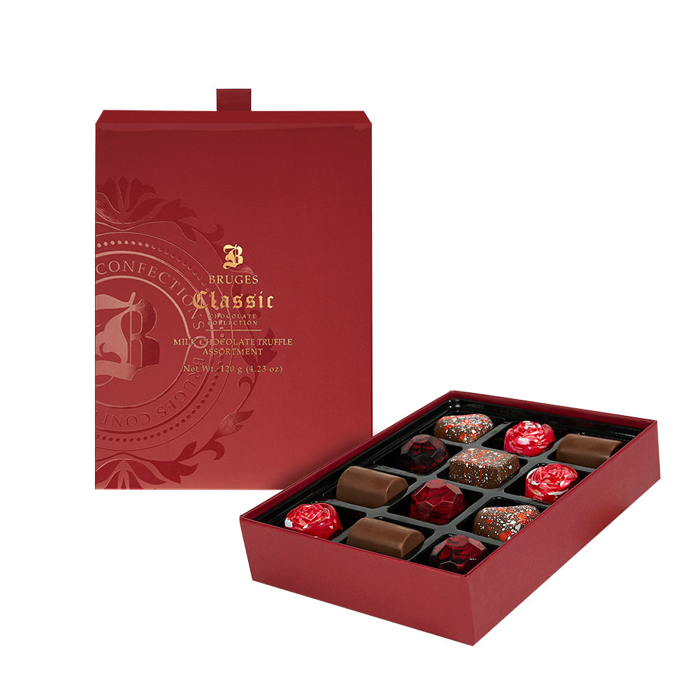 Bruges Milk Truffle Assortment - 12 pcs