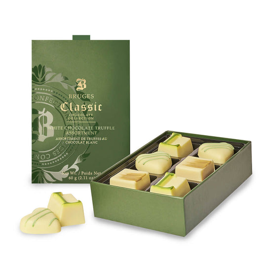 Bruges White Truffle Assortment - 6 pcs Small