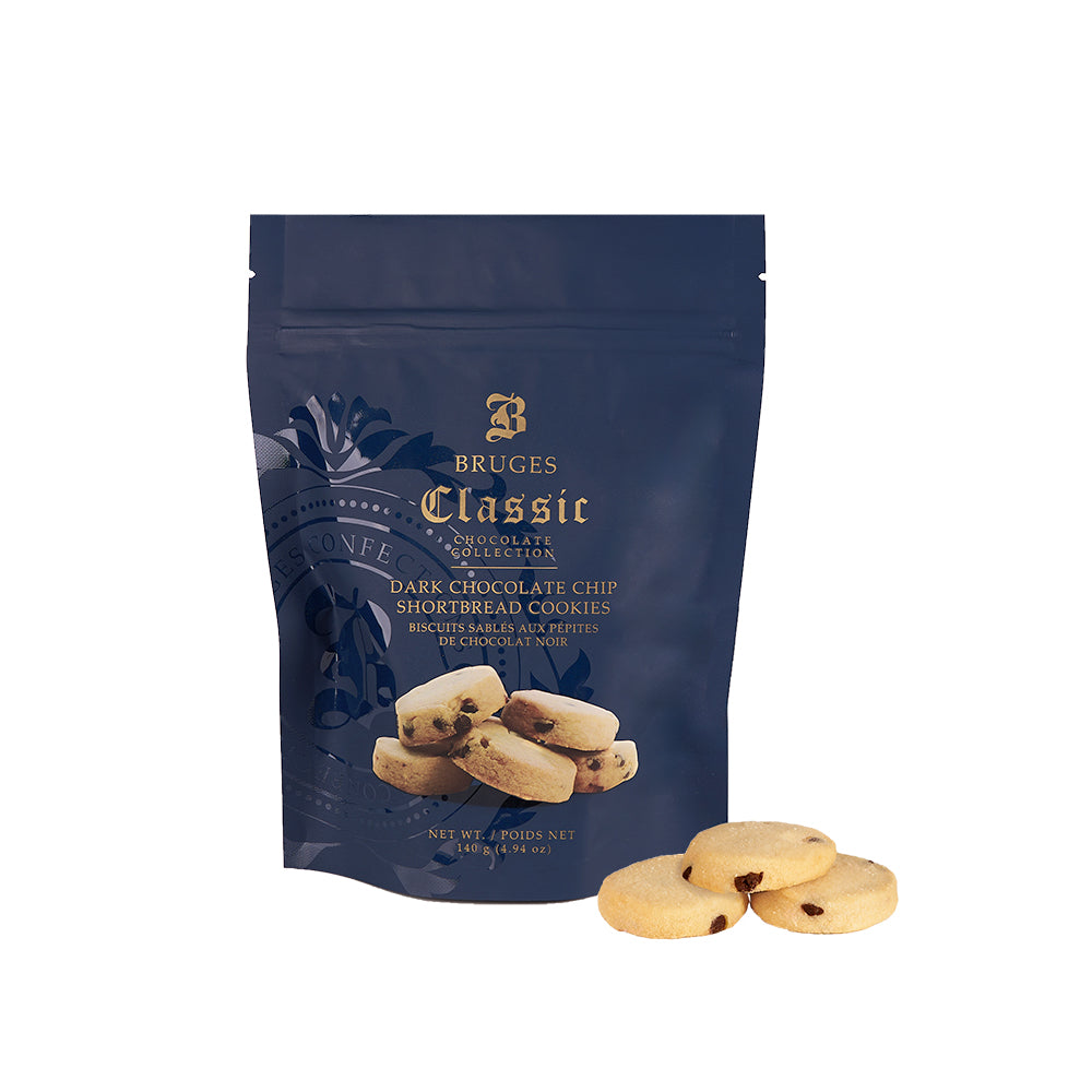 Bruges Dark Chocolate Chip Shortbread Cookies