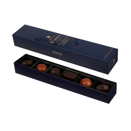 Bruges Dark Truffle Assortment - 6 pcs Narrow