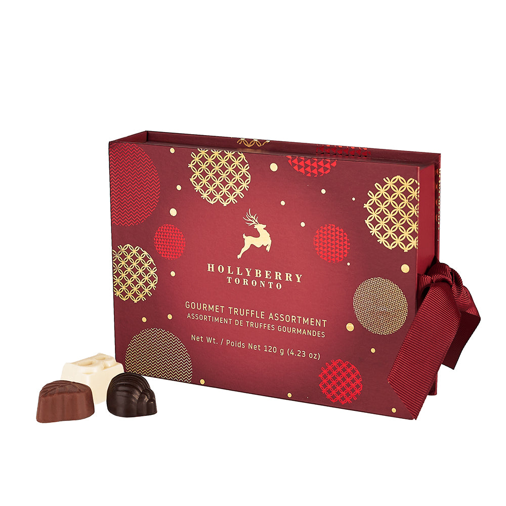Hollyberry Gourmet Truffle Assortment Book Box