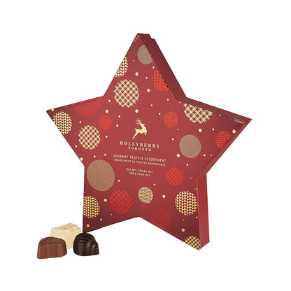 Hollyberry Gourmet Truffle Assortment Star Box