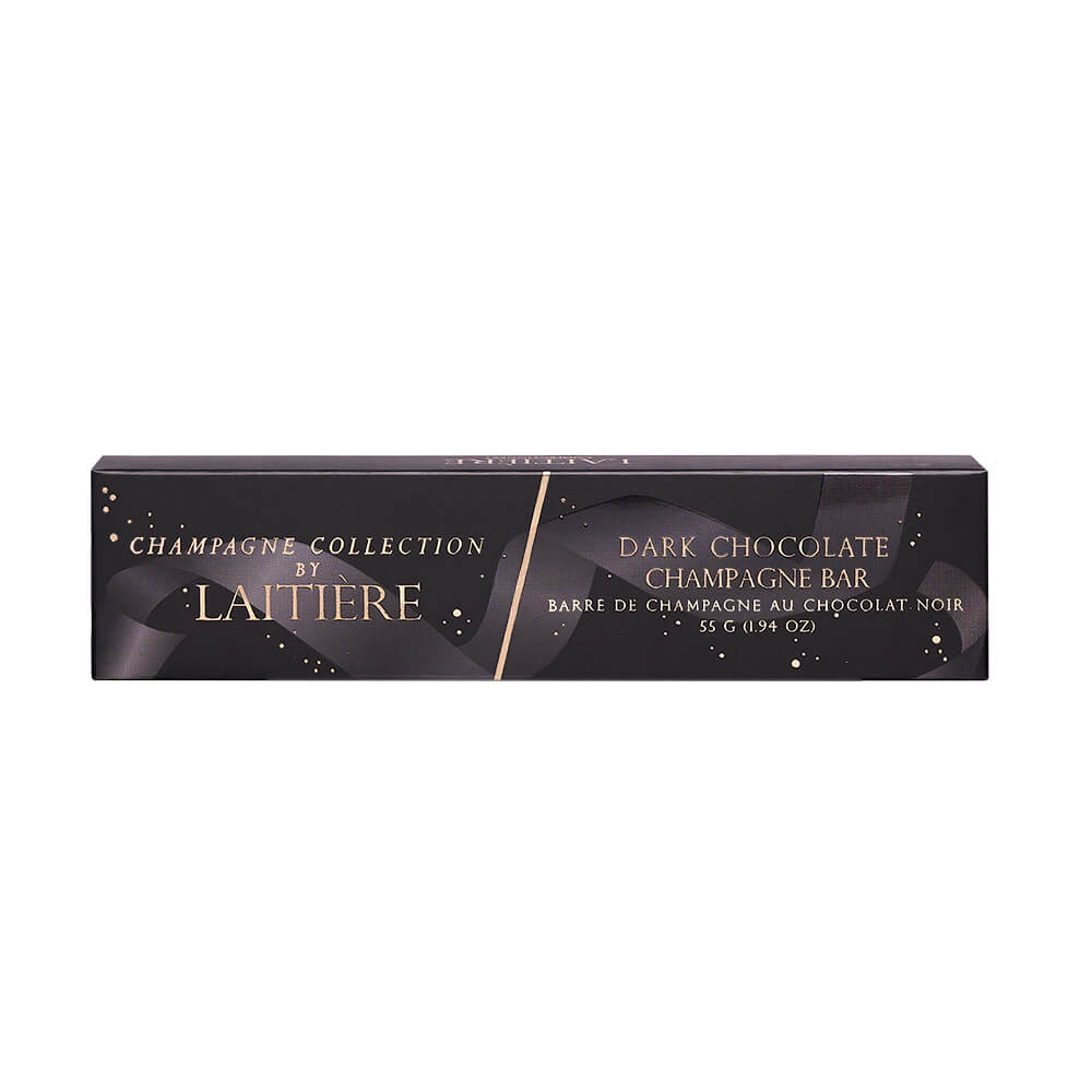 Laitière Center Filled Chocolate Bar - Dark Chocolate Champagne