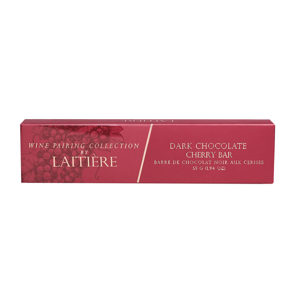Laitière Center Filled Chocolate Bar - Dark Chocolate Cherry