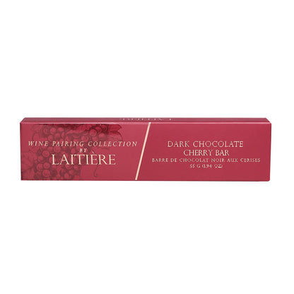 Laitière Center Filled Chocolate Bar - Dark Chocolate Cherry