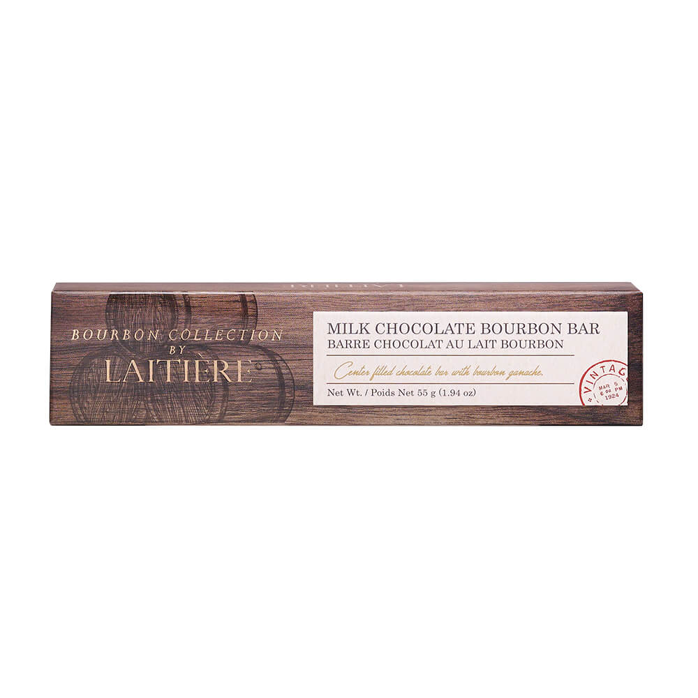Laitière Center Filled Chocolate Bar - Milk Chocolate Bourbon