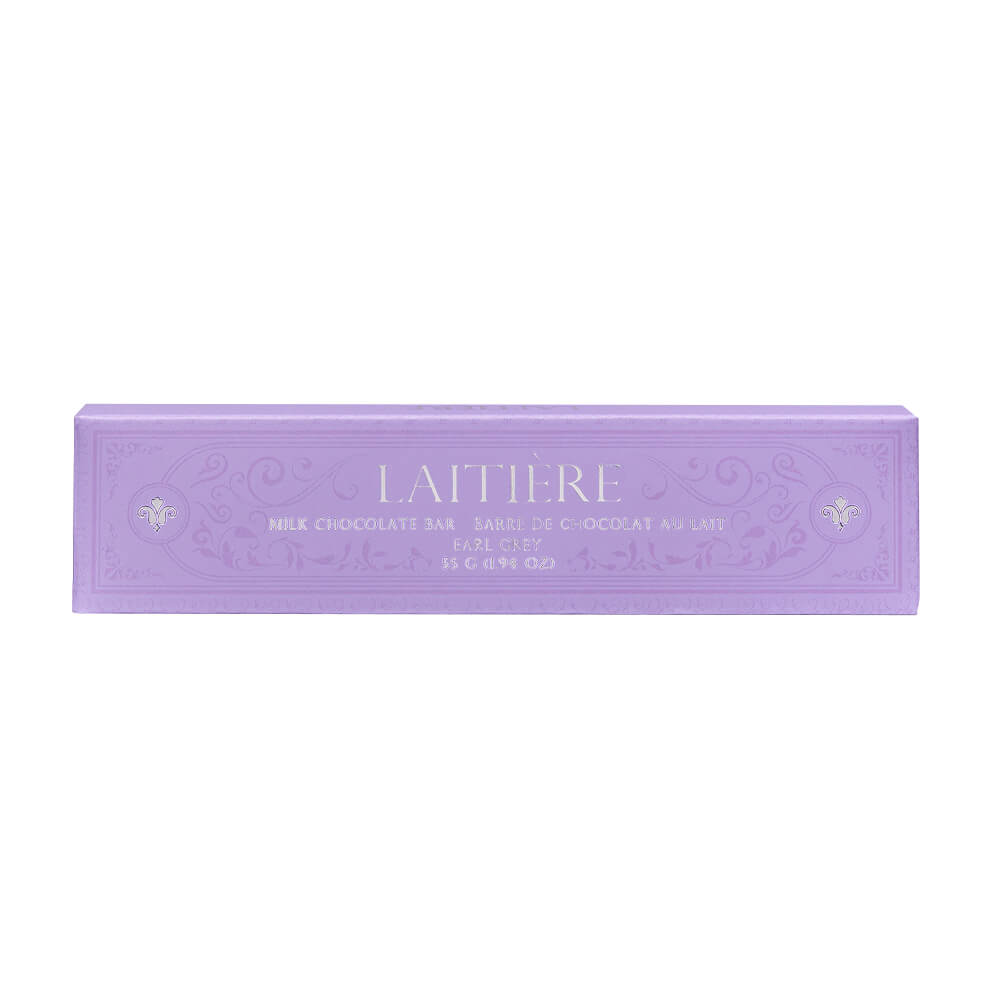 Laitière Center Filled Chocolate Bar - Milk Chocolate Earl Grey