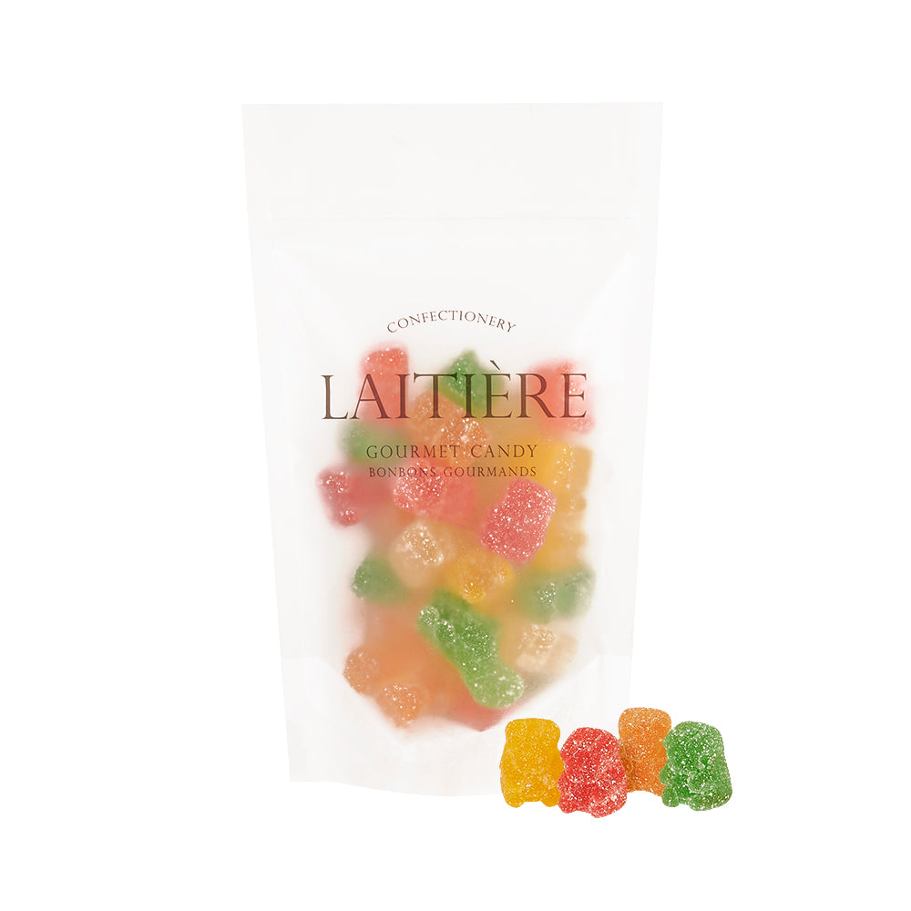 Laitière Sour Gummy Bears Candy Bag
