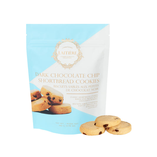 Laitière Dark Chocolate Chip Shortbread Cookies