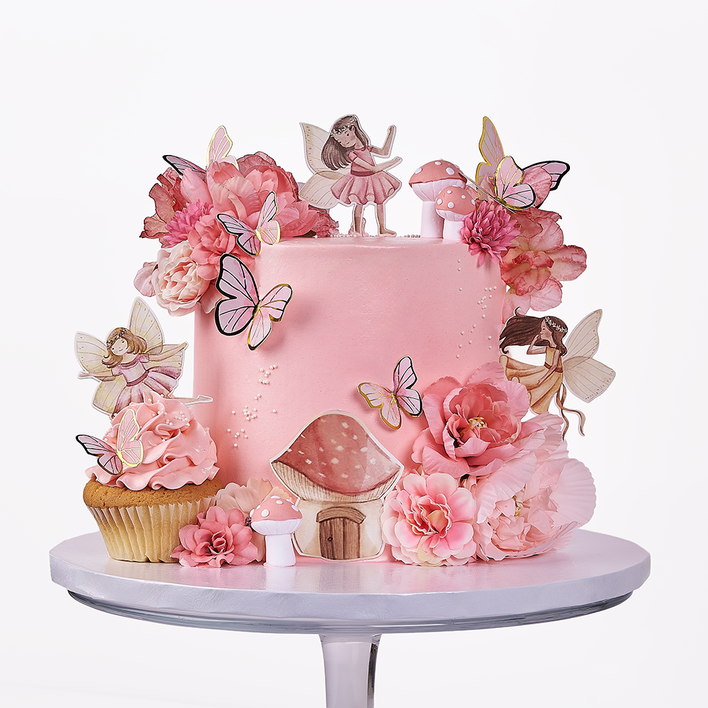 Enchanted Fairy Garden Cake