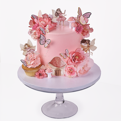 Enchanted Fairy Garden Cake