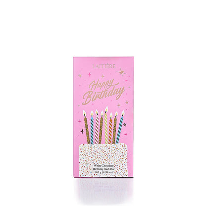 Laitière White Chocolate Birthday Bash Bar - Pink
