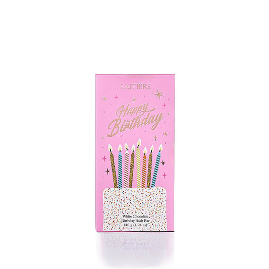 Laitière White Chocolate Birthday Bash Bar - Pink