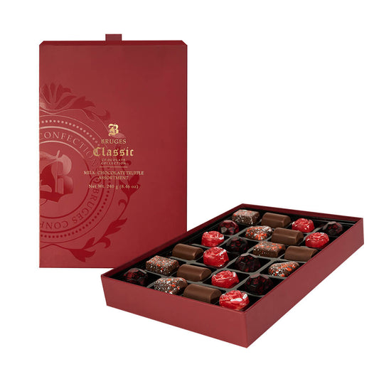 Bruges Milk Truffle Assortment - 24 pcs