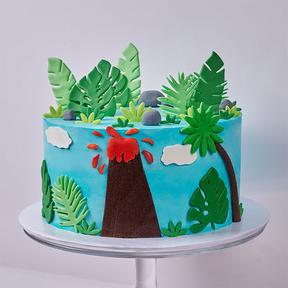 Volcano Jungle Cake