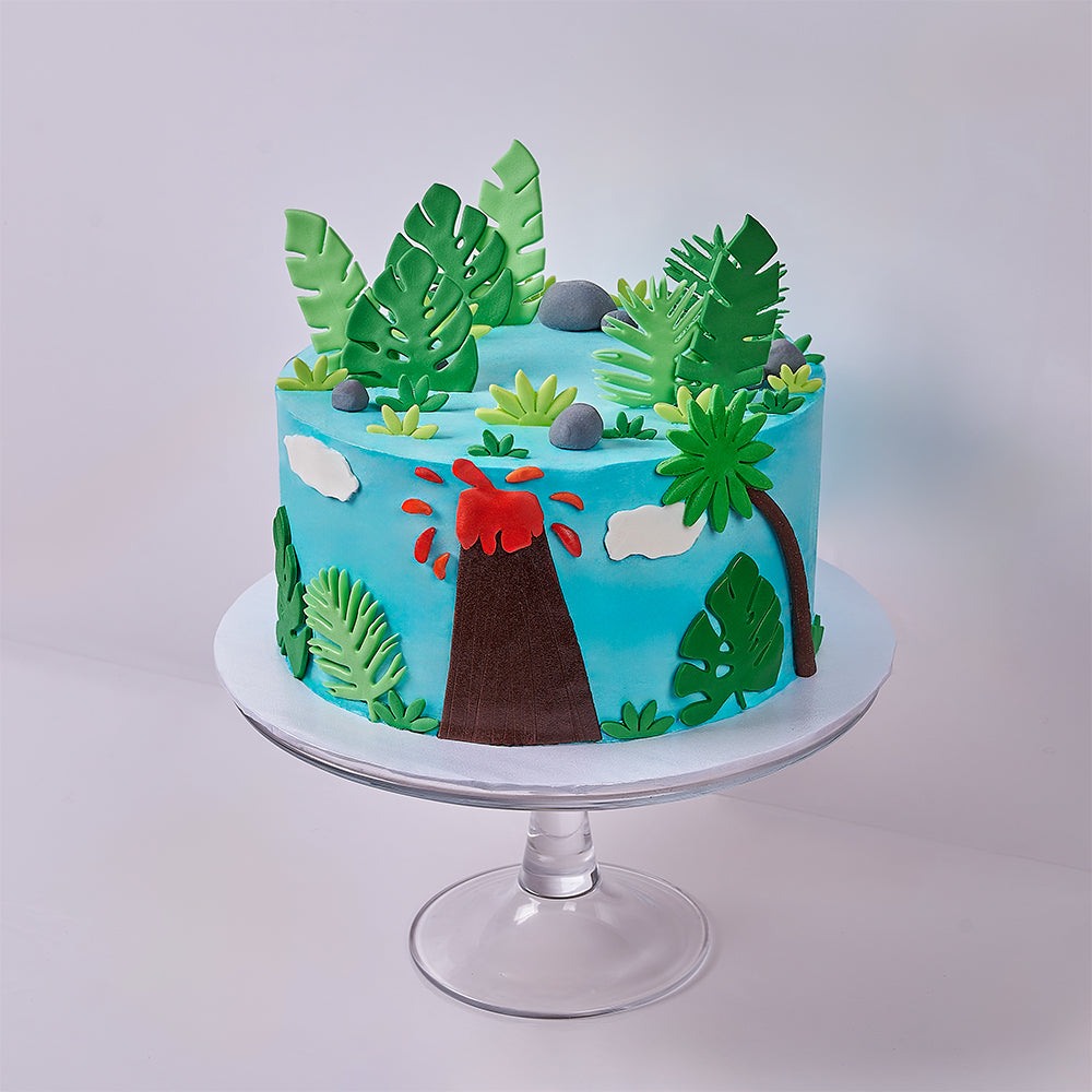 Volcano Jungle Cake
