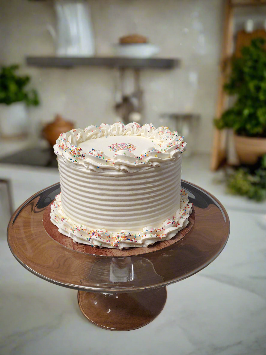 Black + White Layer Cake