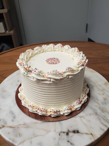 Black + White Layer Cake