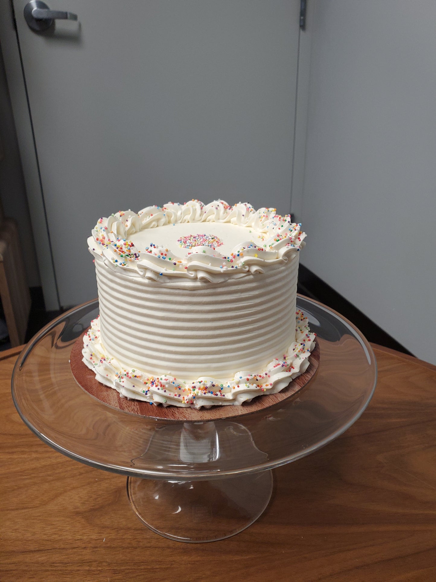 Black + White Layer Cake