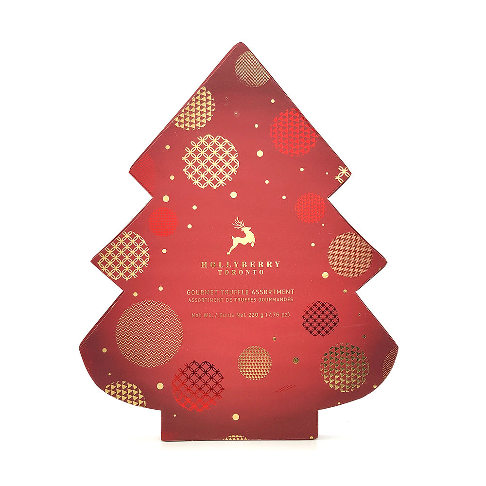 Hollyberry Gourmet Truffle Assortment Tree Box
