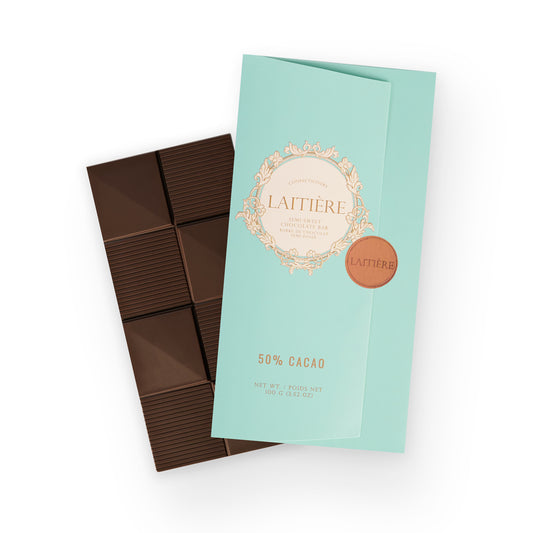 Laitière 50% Dark Chocolate Bar - 100 g