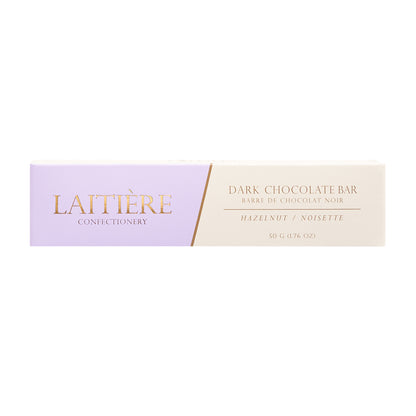 Laitière Center Filled Chocolate Bar - Dark Chocolate Hazelnut