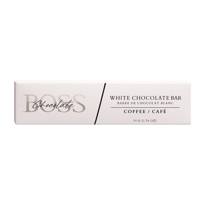Boss Center Filled Chocolate Bar - White Chocolate Coffee