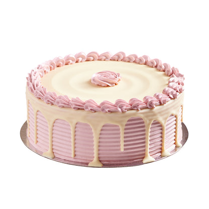Vanilla Cake with Raspberry Buttercream